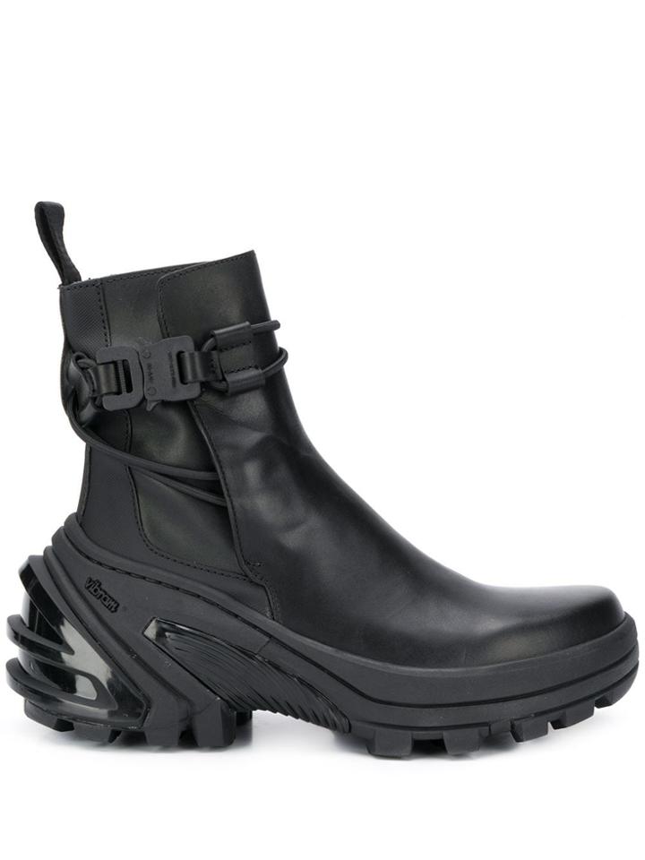 1017 Alyx 9sm Chunky Buckled Boots - Black