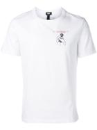 Dust Printed Crew Neck T-shirt - White