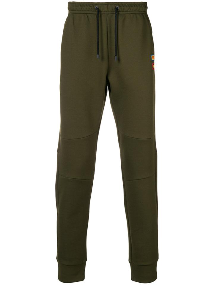 Fendi Yes Fendi Appliqué Track Pants - Green