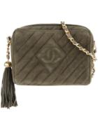 Chanel Vintage Quilted Shoulder Bag, Women's, Green