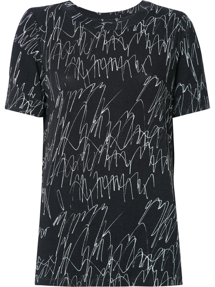 Uma Raquel Davidowicz Printed Top - Black