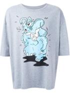 Henrik Vibskov Elephant Print T-shirt, Men's, Grey, Cotton