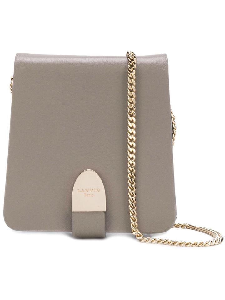 Lanvin Discret Shoulder Bag - Grey
