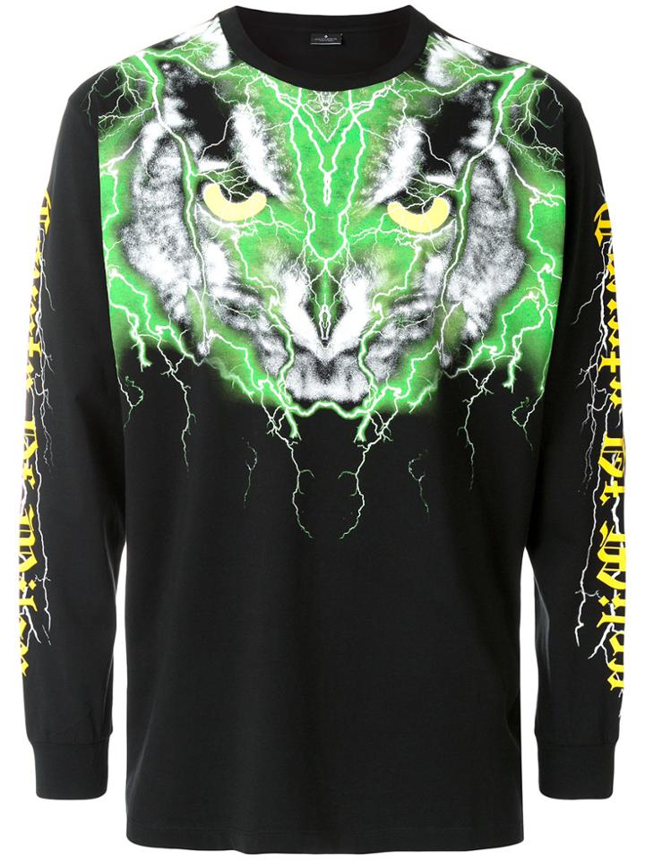 Versace Graphic Print Sweatshirt - Black