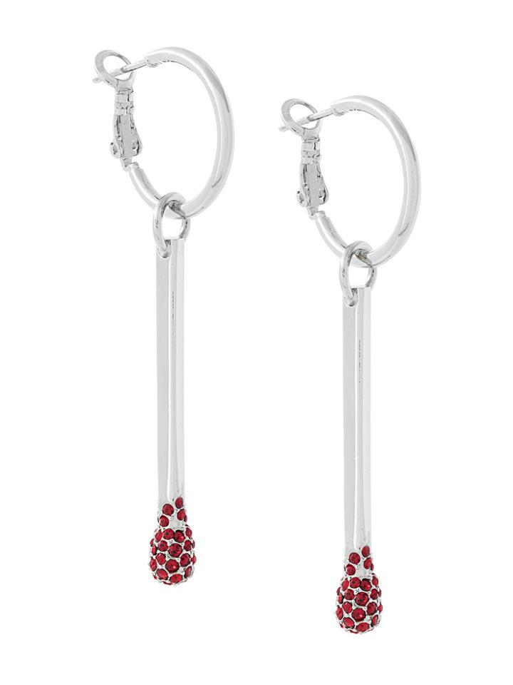 Dsquared2 Matchstick Drop Earrings - Metallic