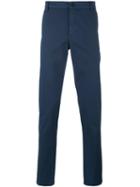 Kenzo Chino Trousers, Men's, Size: 50, Blue, Cotton/spandex/elastane