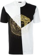 Versace Medusa Studded T-shirt, Men's, Size: M, White, Cotton