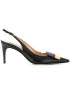 Sergio Rossi Sr1 Slingback Pumps - Black