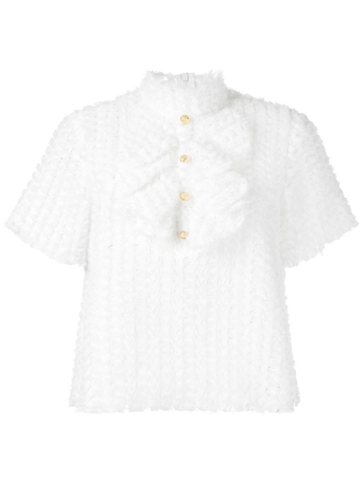 Macgraw - Cliché Top - Women - Polyester - 10, White, Polyester