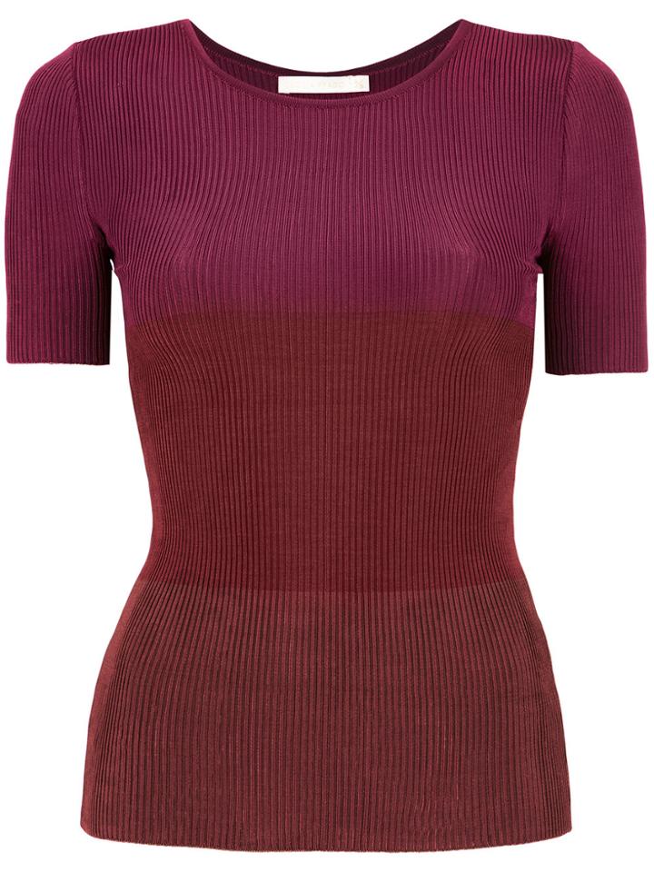 Cecilia Prado Nicole Tricot Blouse - Pink & Purple