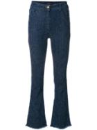 Etro Fitted Flared Jeans - Blue