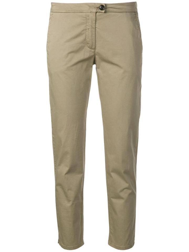 Woolrich Stretch Slim-fit Trousers - Green
