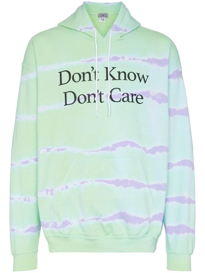 Ashley Williams Aw Don't Know Hoodie Tiedye - Blue