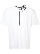 Craig Green Lace-up Collar T-shirt - White