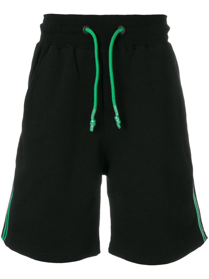 Gcds Side Stripe Track Shorts - Black