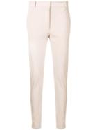 Joseph Zipped Cuff Slim-fit Trousers - Nude & Neutrals