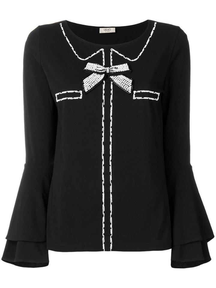 Liu Jo Beaded Blouse - Black