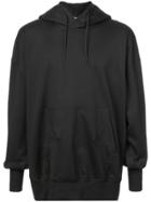 Y-3 Oversized Logo Hoodie - Black