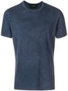 Mr & Mrs Italy Back-print T-shirt - Blue