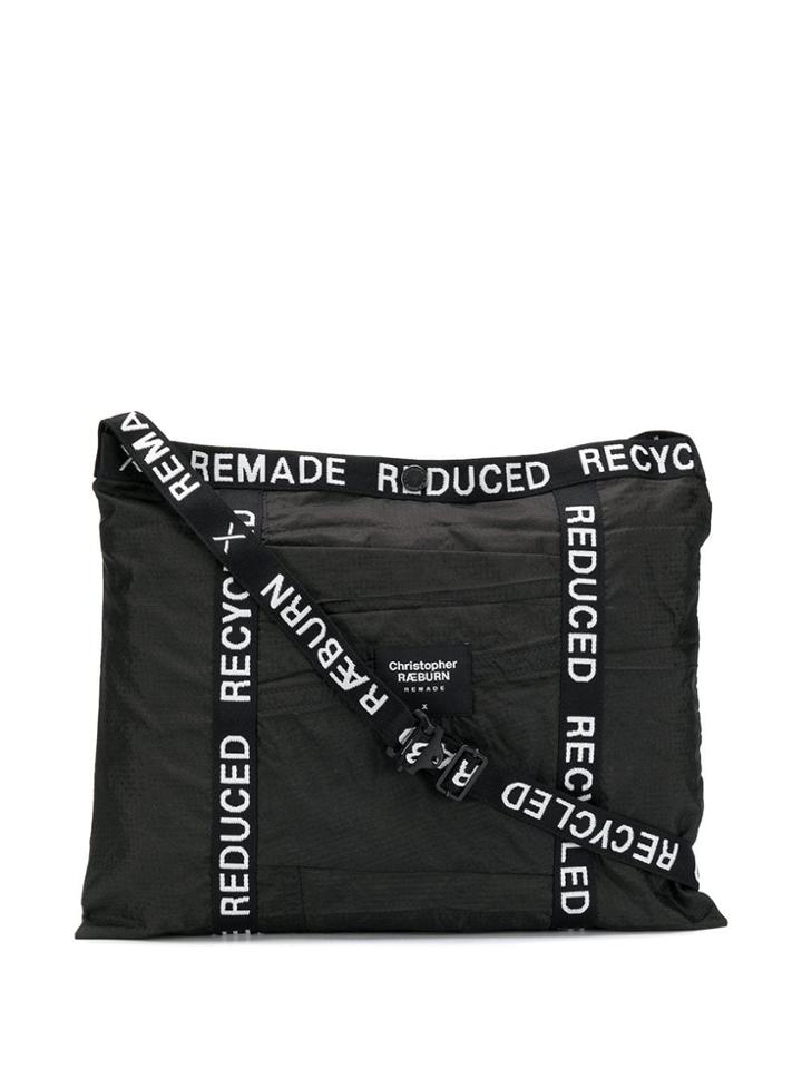 Raeburn Parachute Sling Shoulder Bag - Black