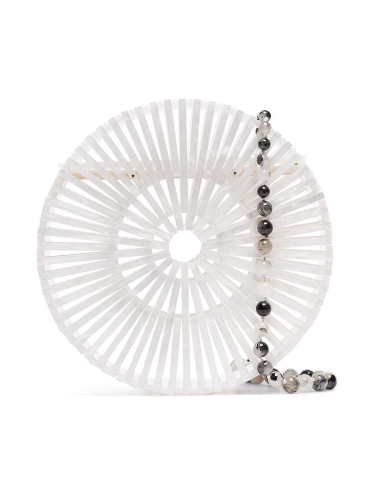 Cult Gaia Luna Cross-body Bag - White