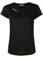 Patrizia Pepe Distressed T-shirt - Black