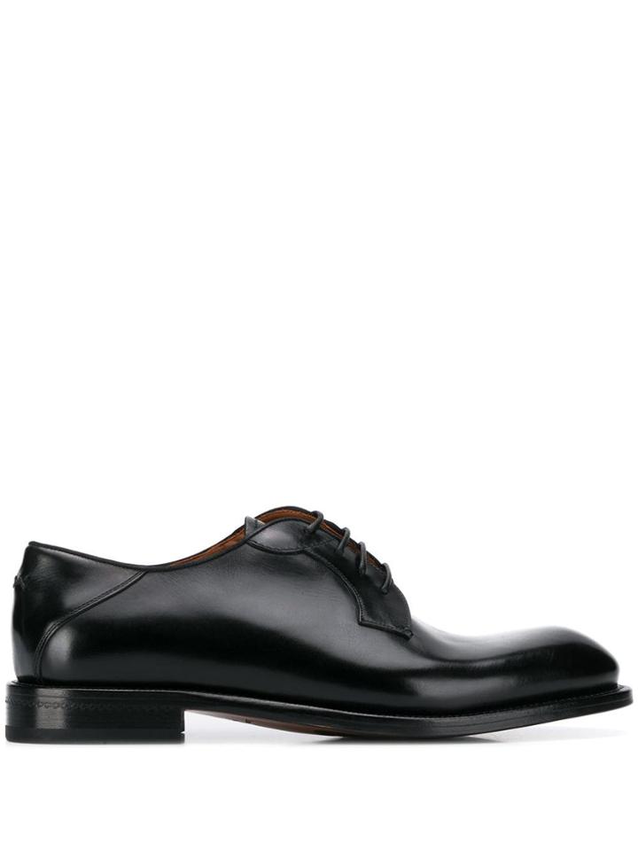 Ermenegildo Zegna Polished Finish Loafers - Black