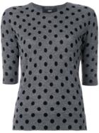 Steffen Schraut Polka Dot Sweater - Grey