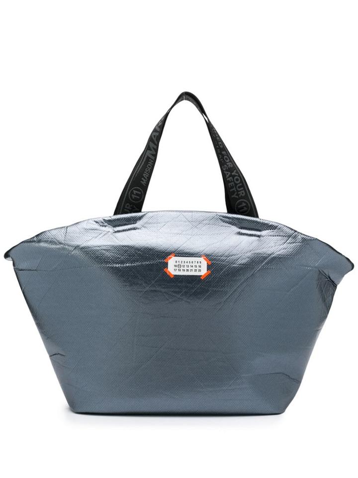 Maison Margiela Perforated Tote Bag - Silver