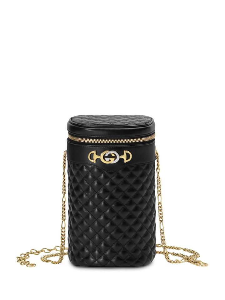 Gucci Quilted Leather Belt Bag - Black