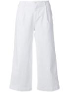 P.a.r.o.s.h. Side Stripe Cropped Trousers - White