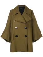 Eudon Choi Flared Sleeve Coat - Green
