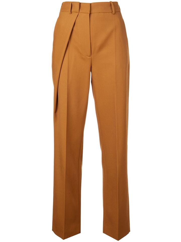 Cédric Charlier High-waisted Trousers - Brown