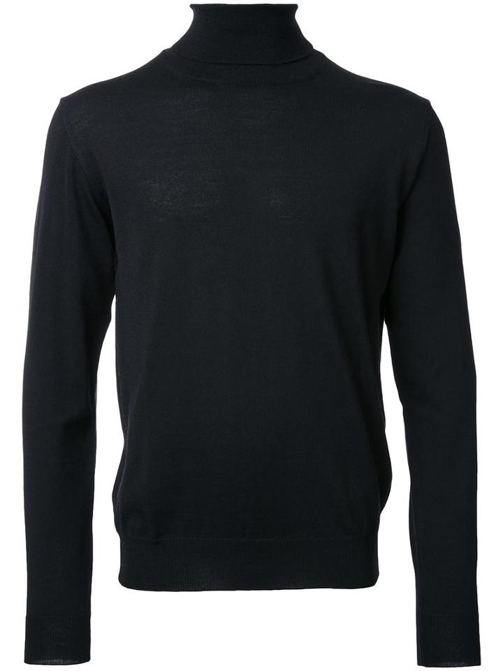 Éditions M.r Roll Neck Jumper, Men's, Black, Wool