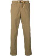 White Sand Popelin Goma Trousers - Green