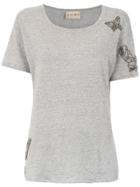 Andrea Bogosian Embellished T-shirt - Grey