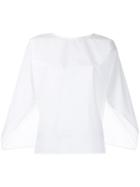 Áeron Adele Back Button Blouse - White