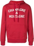 Mc2 Saint Barth Logo Print Hoodie - Red