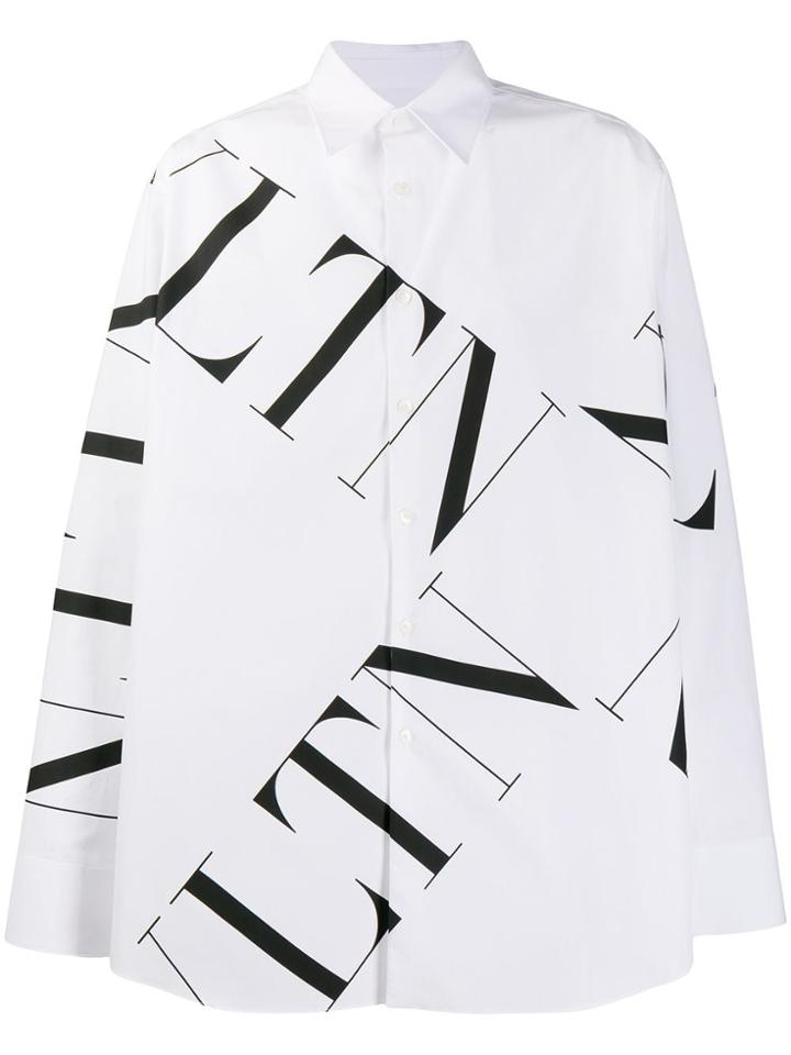 Valentino Vltn Logo Shirt - White