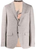 Etro Classic Plaid Single-breasted Blazer - Neutrals