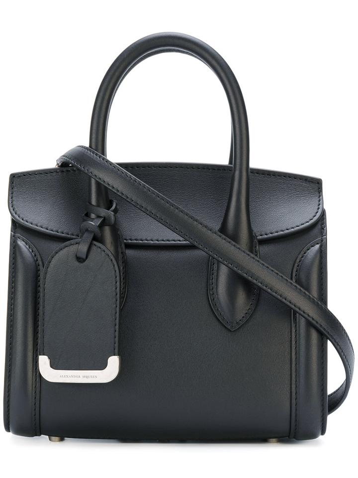 Alexander Mcqueen - Mini Heroine 21 Tote - Women - Calf Leather - One Size, Black, Calf Leather