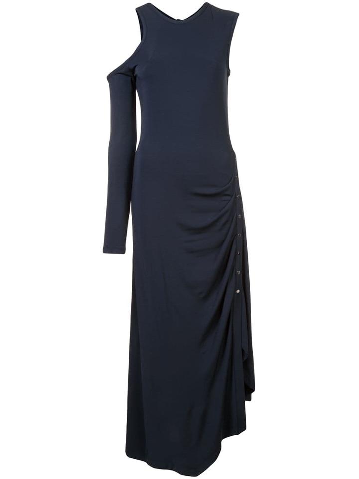 Yigal Azrouel Long Asymmetric Dress - Blue