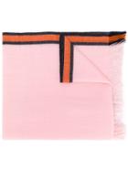 Holland & Holland Fringed Edge Cashmere Scarf - Pink