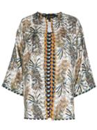 Etro Reversible Geometric-print Silk Kimono Jacket - Multicoloured