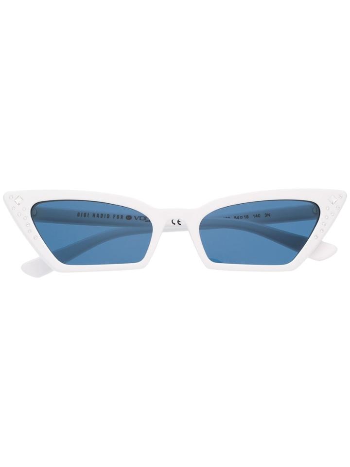 Vogue Eyewear Cat-eye Shaped Sunglasses - White