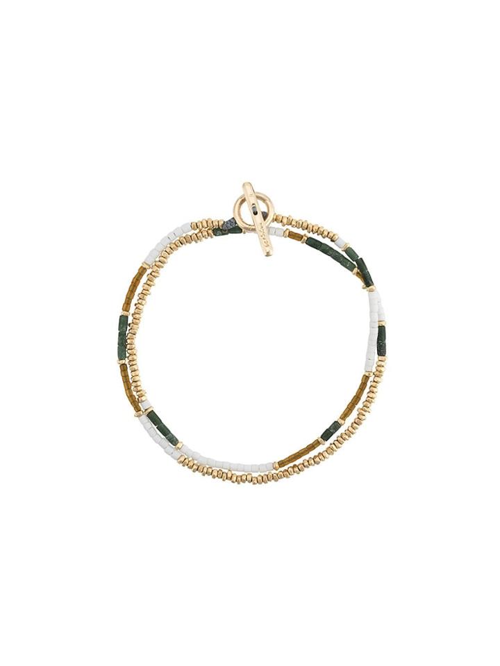 M. Cohen Beaded Wrap Bracelet - White