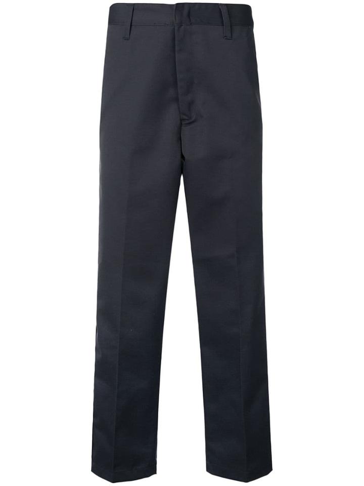 Edwin Cropped Tailored Trousers - Grey