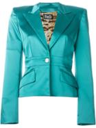 Dolce & Gabbana Vintage Fitted Jacket, Women's, Size: 40, Blue
