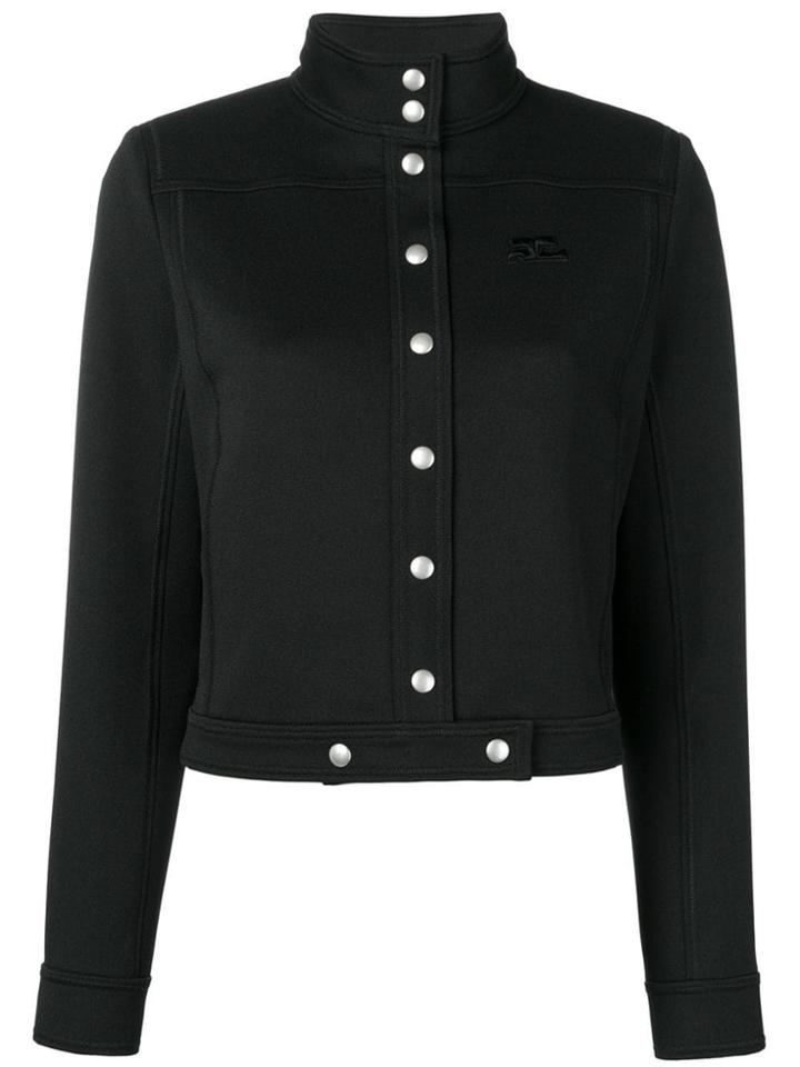 Courrèges Button Jacket - Black