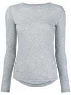 Organic By John Patrick Curved Hem T-shirt - Grey